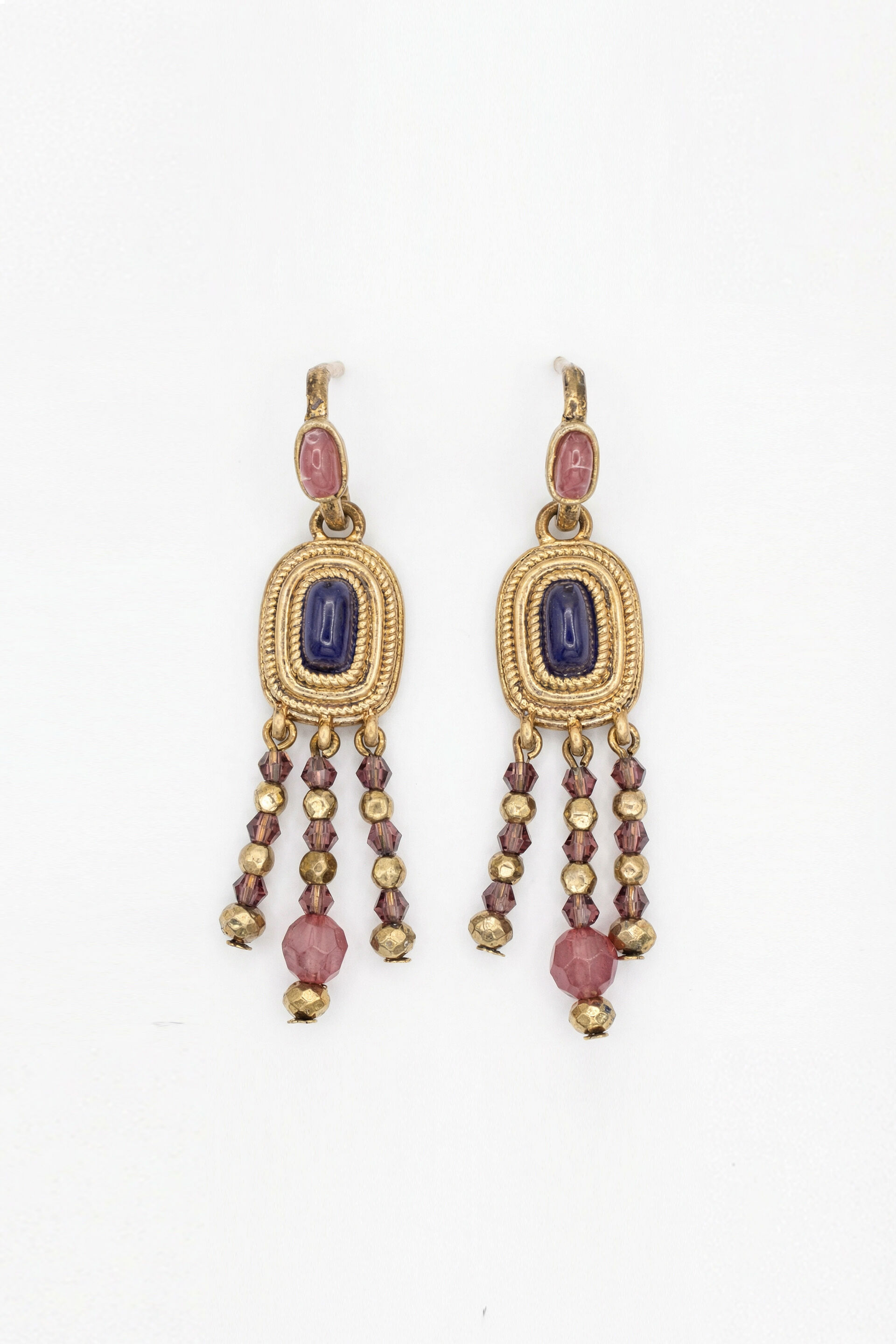 Beaded Column Dangler Earrings, , image 2